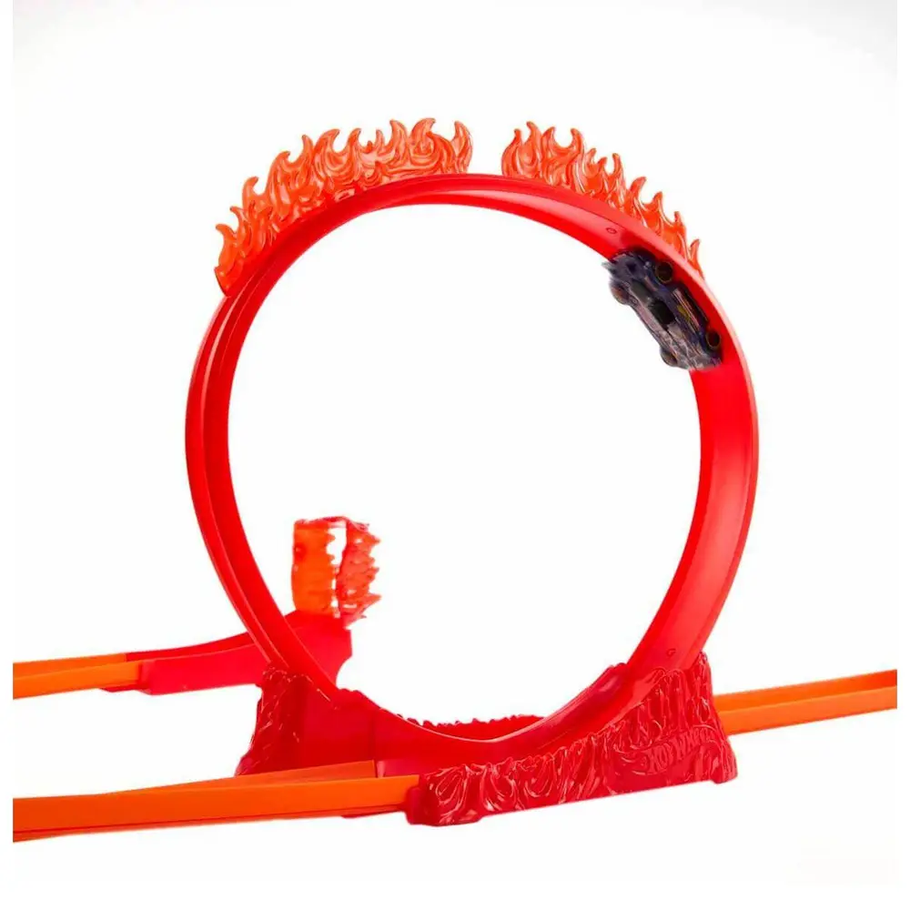 C04 Hot Wheels Track Builder Alev Temalı Akrobasi Seti 3