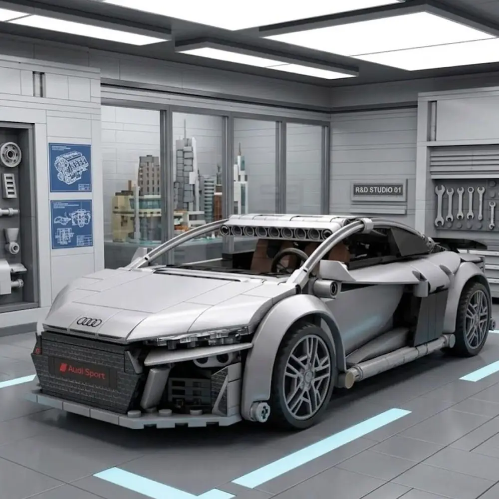C57012W CADA AUDİ R8 536 PARÇA BLK OYUNCAK 2