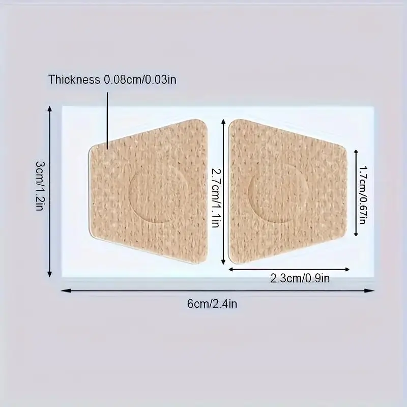 KOLAY UYGULANABİLİR AYAK TIRNAĞI ONARIM YAMASI (10"LU SET) 2