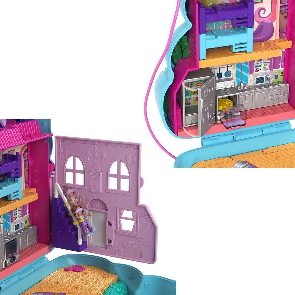 GKJ63 Polly Pket Çanta Olabilen Micro Oyun Setleri / +4 yaş 6