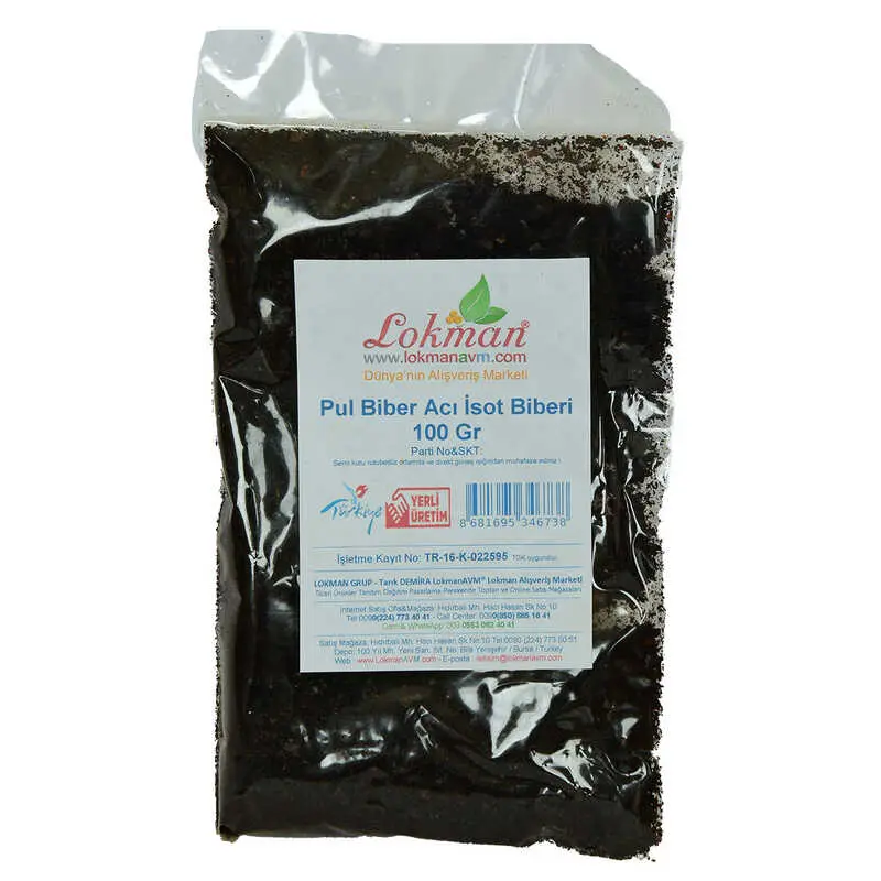 Pul Biber Acı İsot Biberi 100 Gr Paket 3