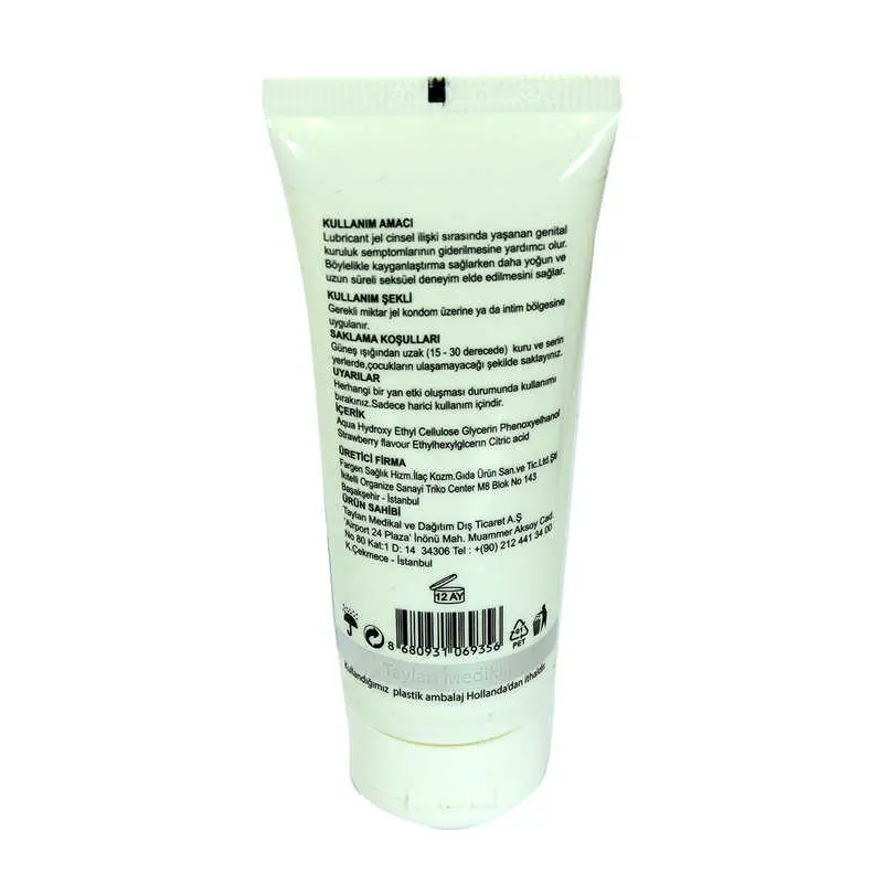 Kayganlaştırıcı Jel Natural Su Bazlı 100 ML Lubricant Gel 3