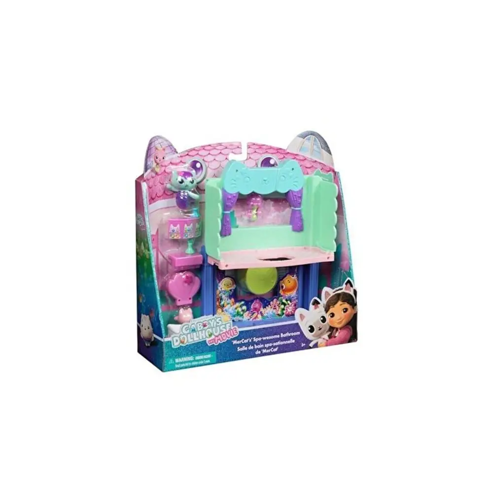 S00006727 SUN-SPM-FİGÜR SET GABBY S DOLLHOUSE MUTFAK SET/BANYO SET 10PRÇ.2A. 5