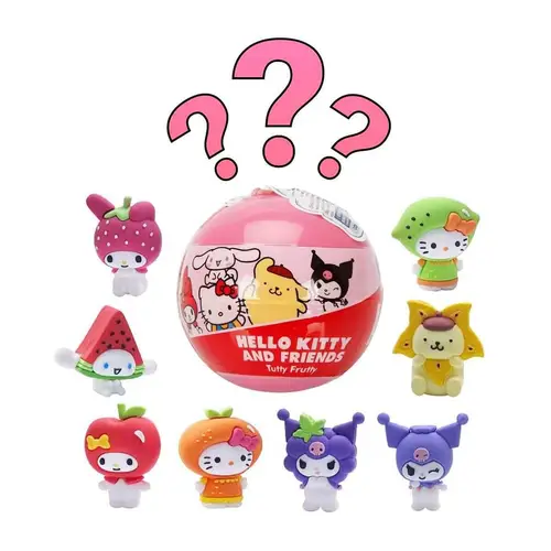 20541 SUN-ITG-CLT-3D FİGÜR Hikayesi KITTY AND FRIENDS TUTTY FRUTTY SÜRPRİZ PAKET HKTY