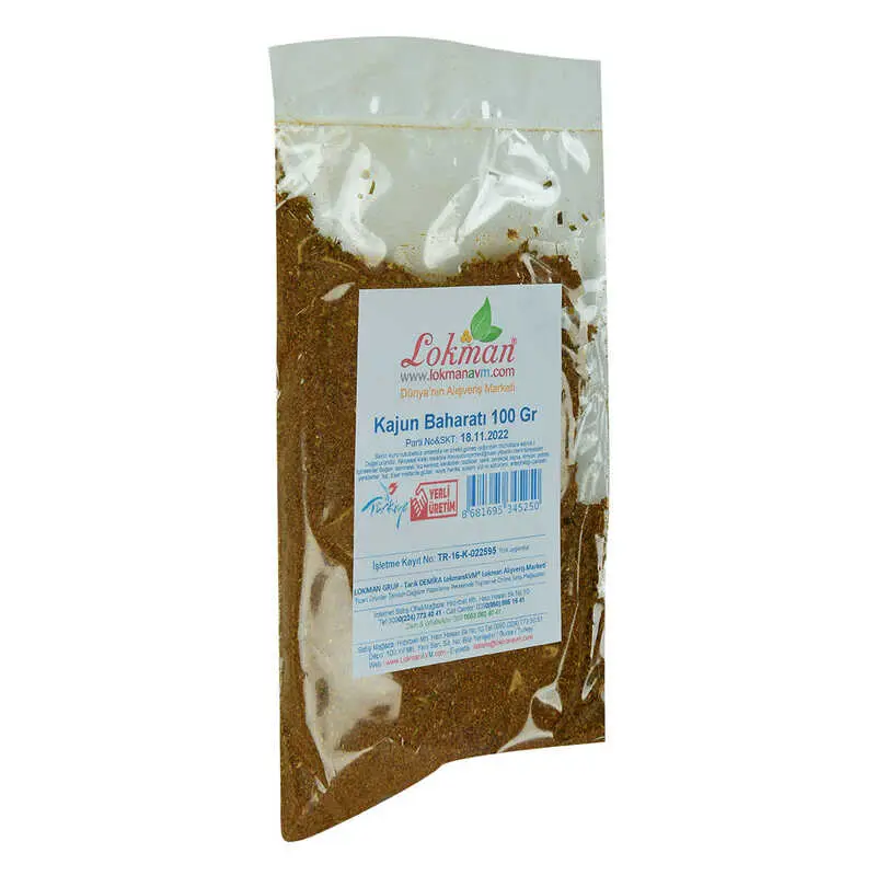 Kajun Baharatı 100 Gr Paket 4