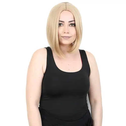 Kahkülsüz Düz Kısa Fiber Sen Peruk / Balköpüğü