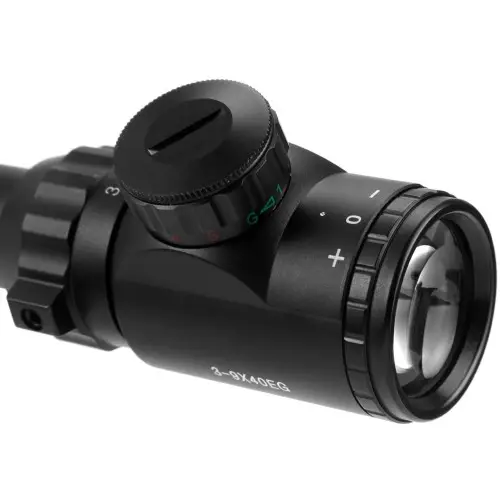 3-9x40 Zoomlu Çıft Işıklı Tüfeği Dürbünü Montaj Kelepçeli 5