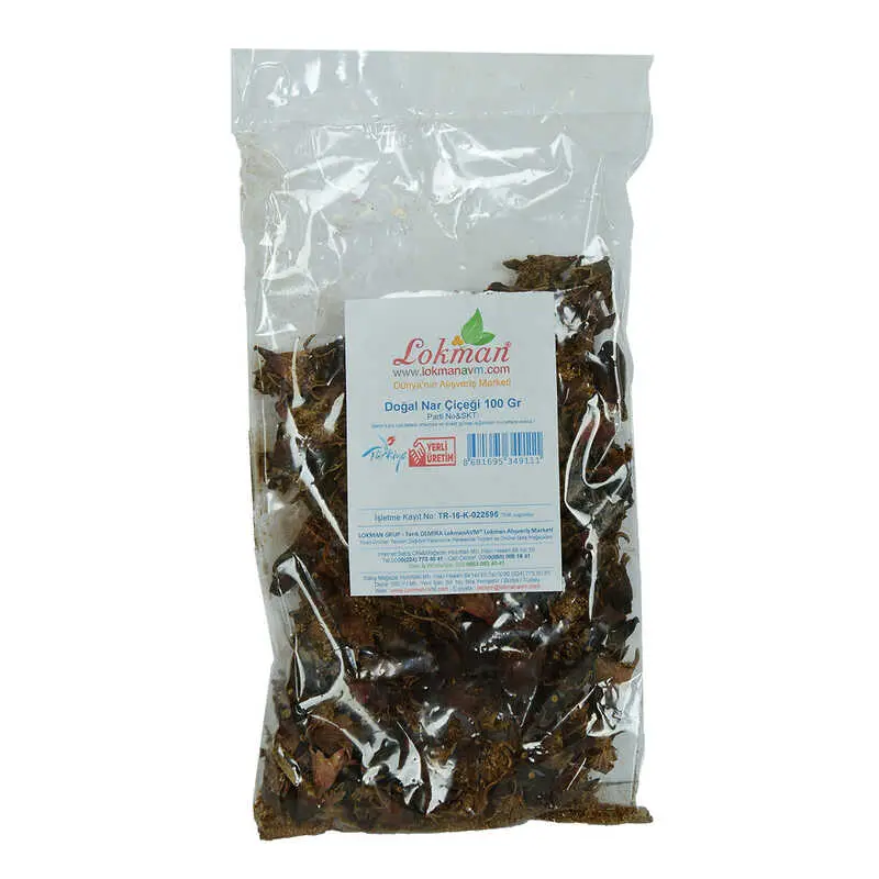 Nar Çiçeği Doğal 100 Gr Paket 3
