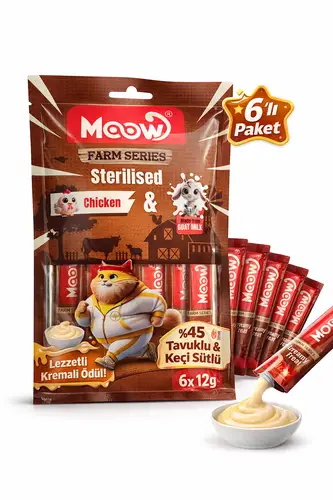 Tuklu Keçi Sütlü 12gr x 6 Adet Kedi a Ödülü