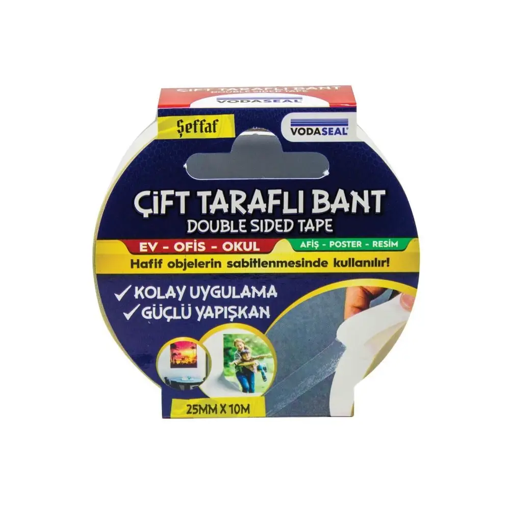 Çift Taraflı Filmik Bant 25 mm 10 Metre 2