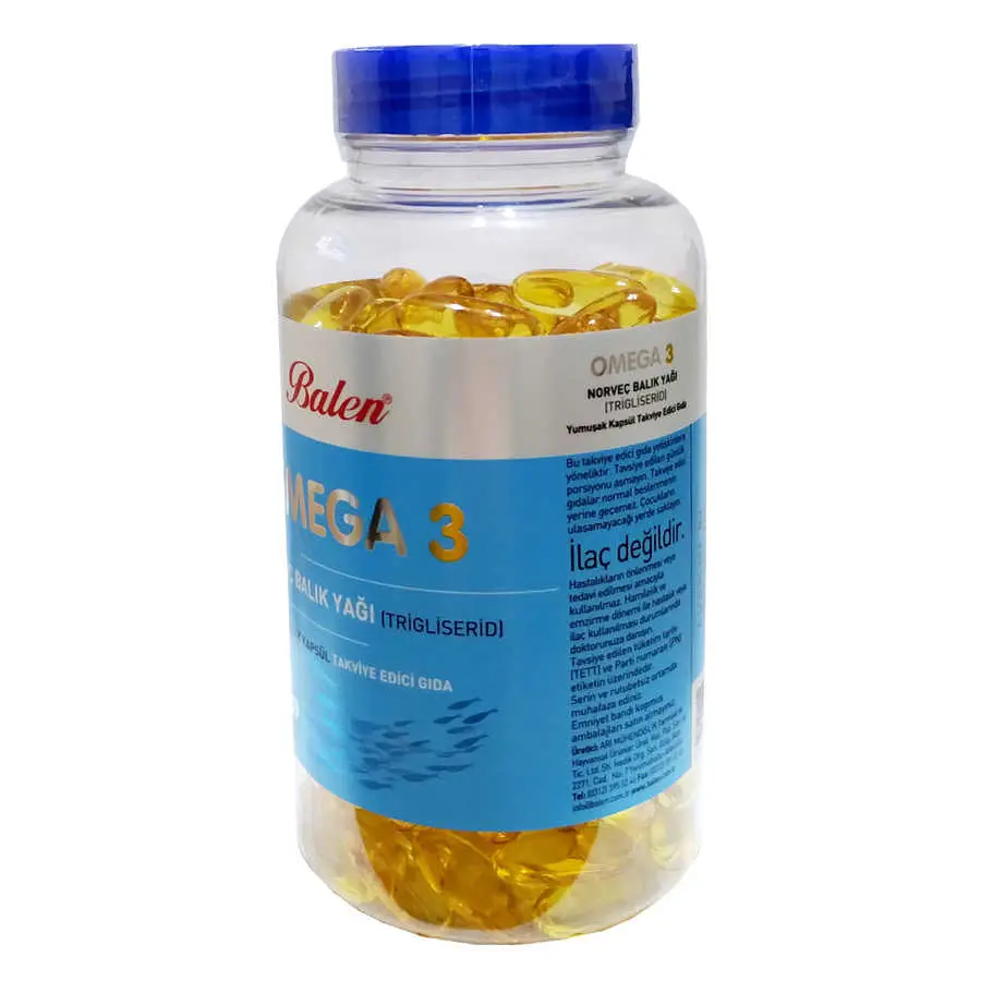 Omega 3 Norveç Balık Yağı İçeren 200 (1380 MG - Form) 3