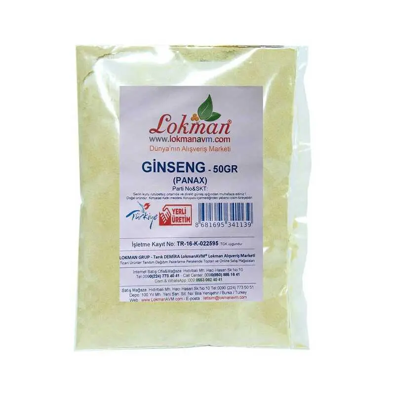 Ginseng Öğütülmüş 50 Gr Paket 3