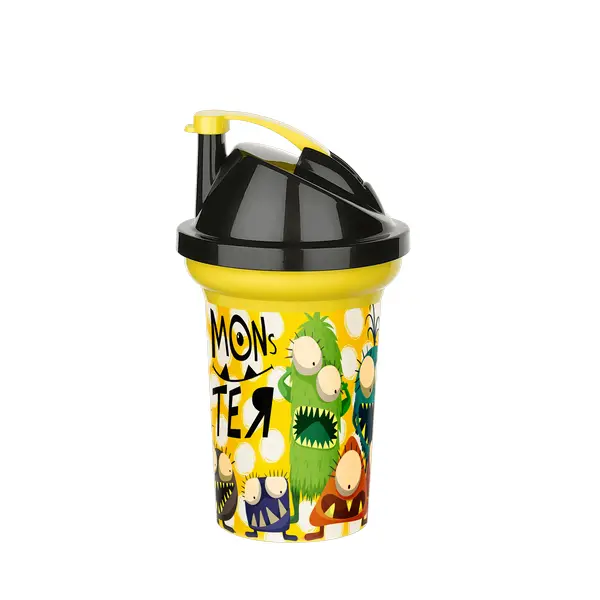 Tedy Pipetli Çuk Içecek Bardağı Desenli Bardak 300ml 5