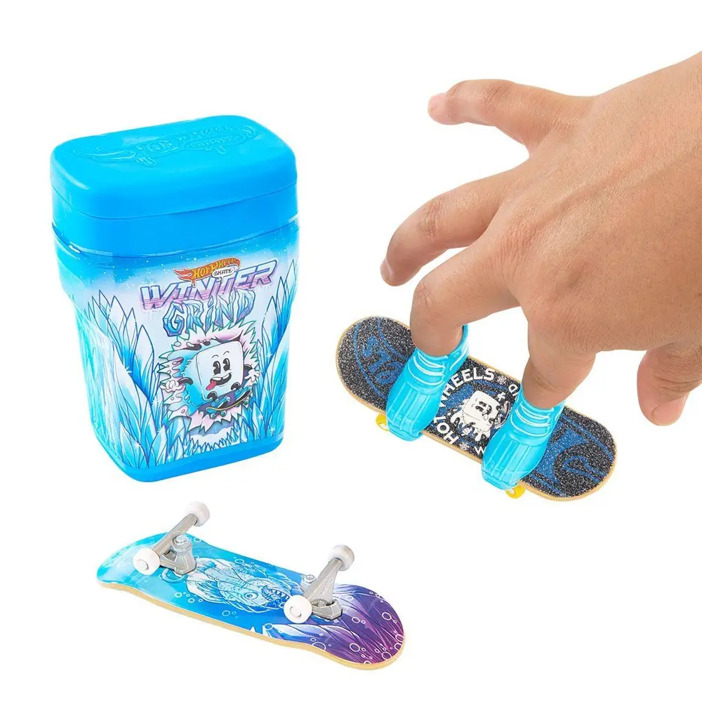HTP10 Hot Wheels Skate İkili Parmak Kaykay Kutusu (Aromalı Sakız Kutusu Temalı) 4