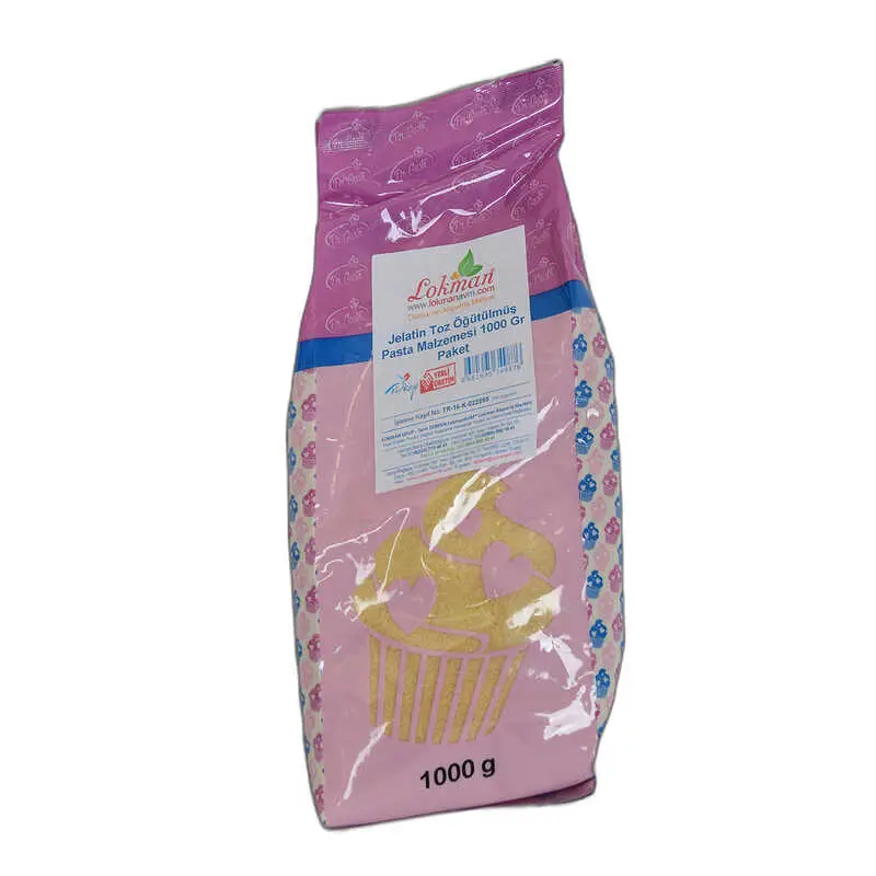 Jelatin Toz Öğütülmüş Pasta Malzemesi 1000 Gr Paket 3