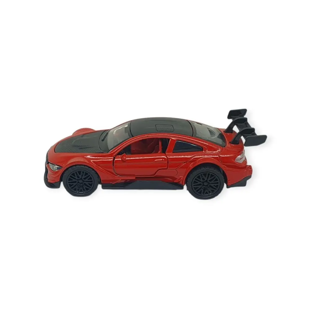 Çek Bırak Metal Arabalar cm - 3671C - Kırmızı - 1 ADET 3