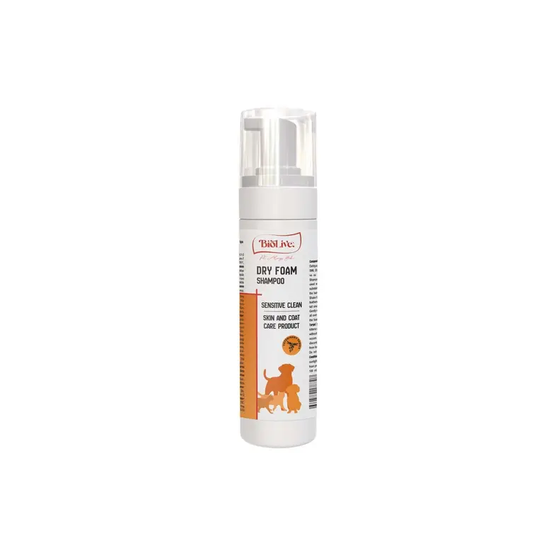 Biolive Cat Dog Köpük Şampuan 200ml
