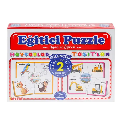 7196 ÇARK PUZZLE HAYVANLAR