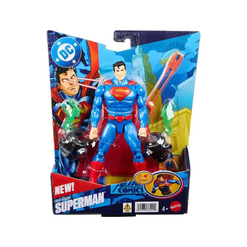 JMP85 DC Isı Görüşlü Superman Aksiyon Figürü 6