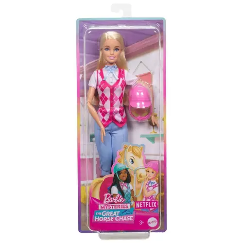 HXJ38 Binici Bebek - Malibu - Mysteries: The Great Horse Chase