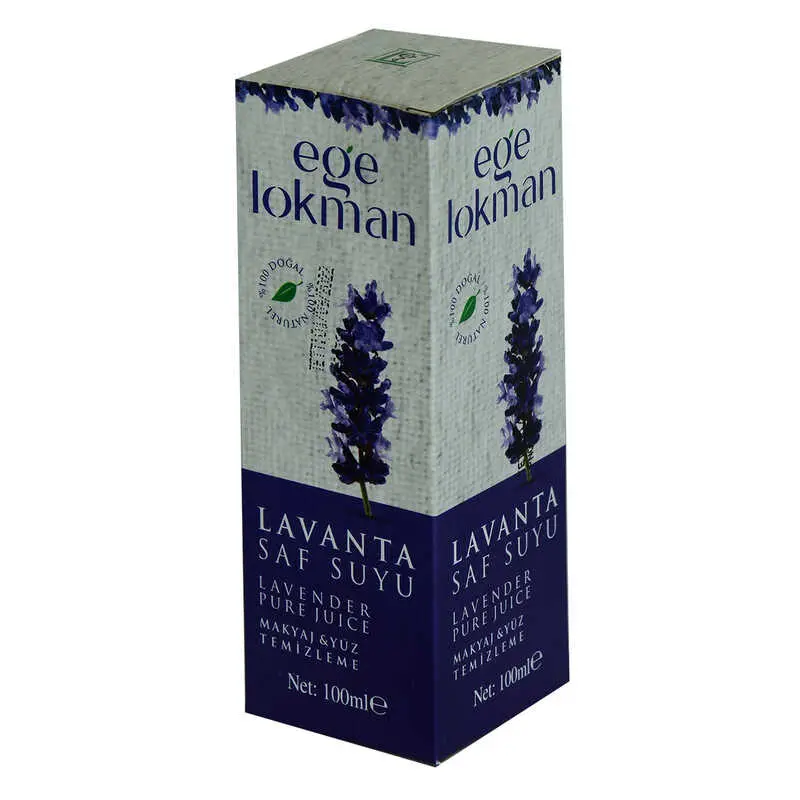 Doğal Lanta Saf Suyu Makyaj ve Yüz Temizleme 100 ML Spreyli Cam Şişe 4