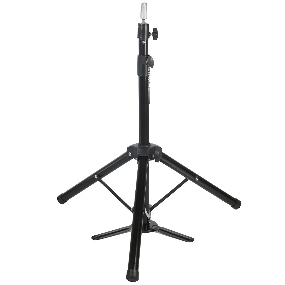 Kuaför Eğitim Mankeni İçin Ayaklı Metal Tripod / Siyah + Taşıma Çantası 4