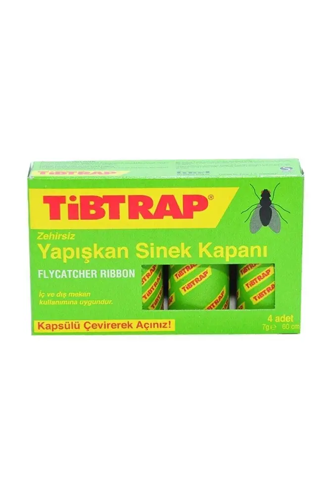 Tibtrap Yapışkan Sinek Kapanı 4 Lü 3