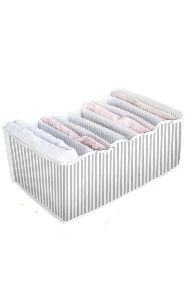 Akordiyon Çekmece  Düzenleyici Organizer 8 Gözlü L Beden Çorap Çamaşır Hlu Düzenleyici 4