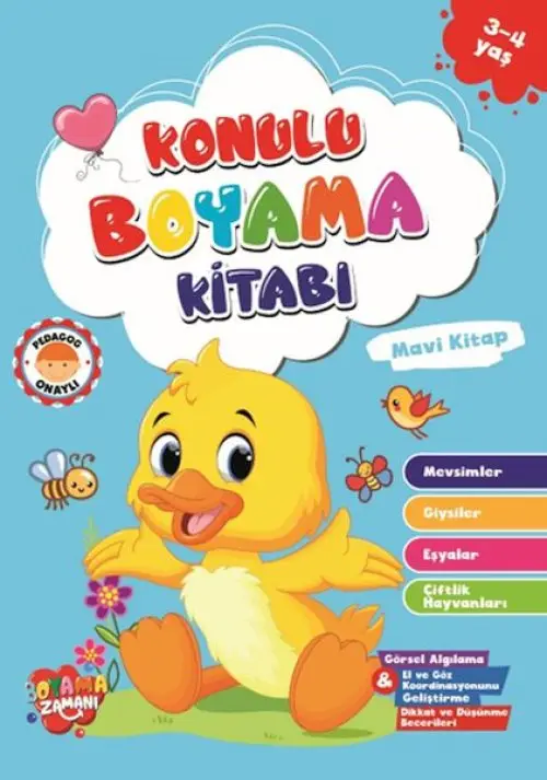 Konulu Boyama - Mi (3-4 Yaş)