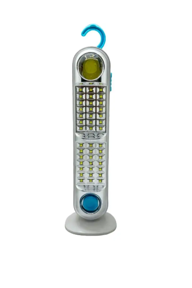 V-005 42 Ledli+Fener Solar Güneş Panelli Ultra Güçlü Ledli Şarjlı Işıldak 2