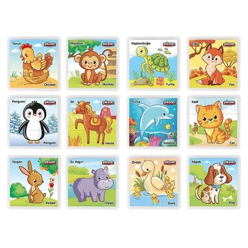 03 355 ANIMAL SERIES PUZZLE SET 4