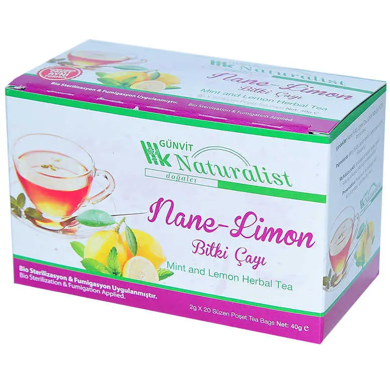 Nane Limon Bitki Çayı 20 Süzen Poşet 4