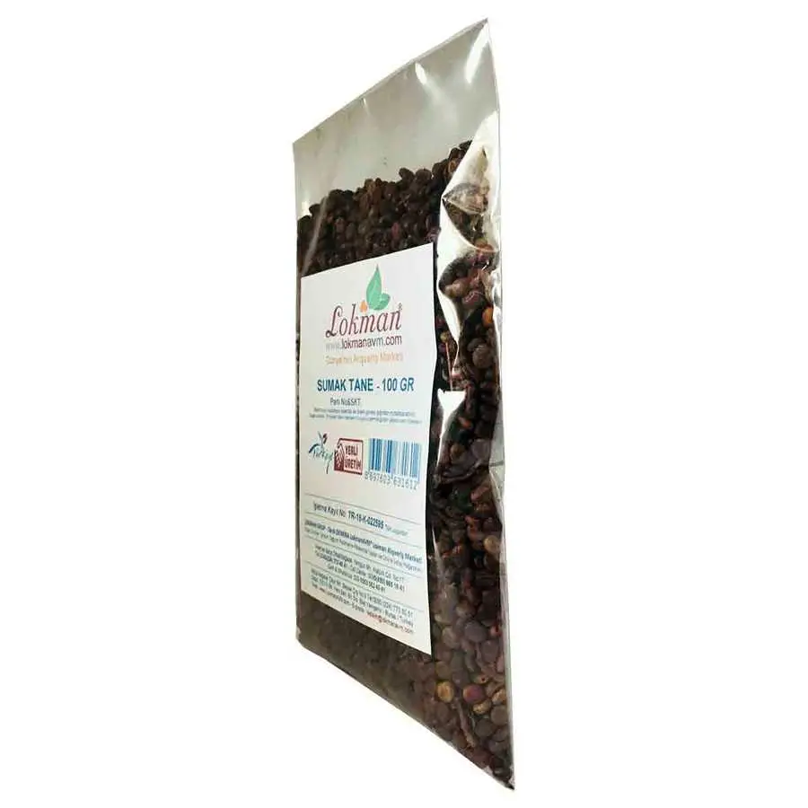 Sumak Tane Doğal 100 Gr Paket 5