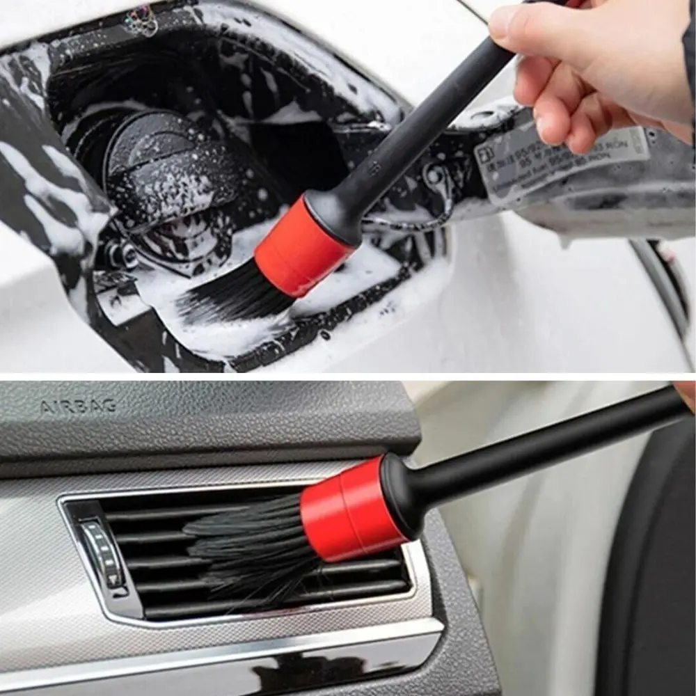 5 Parça Araç Detaylı Temizlik Fırçası İç Dış motor Temizlik Fırça Seti 4