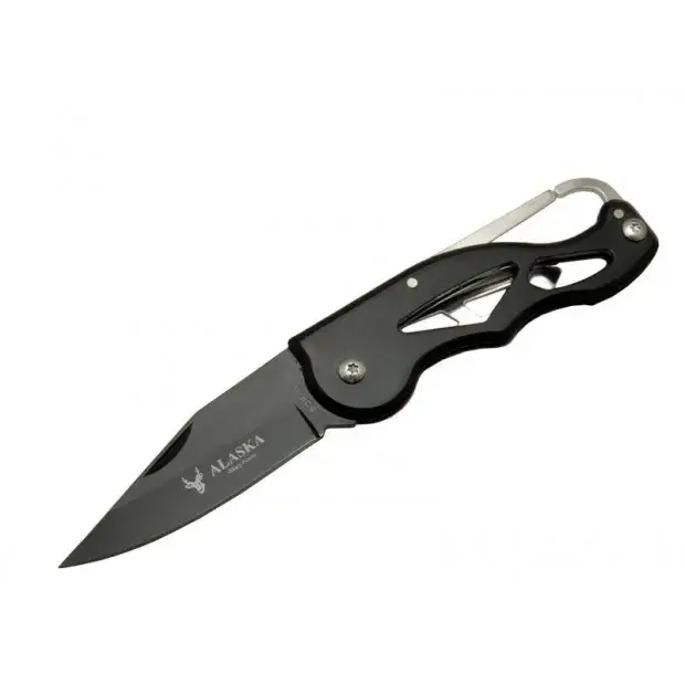 Alaska SDR-11A Kilitli Çakı Black 15,5 cm Manuel, Kemerlikli
