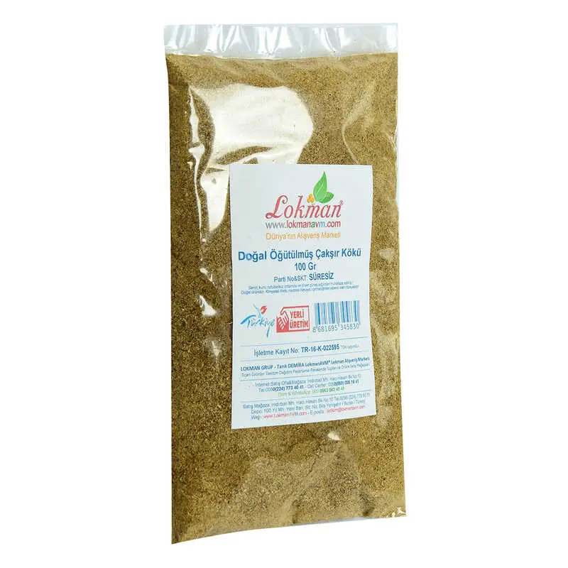 Çakşır Kökü Doğal Öğütülmüş 100 Gr Paket 5