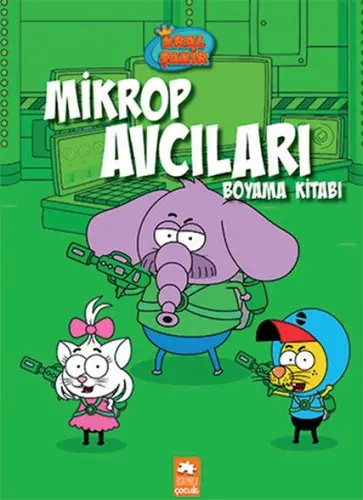 Mikrop cıları Boyama Kitabı