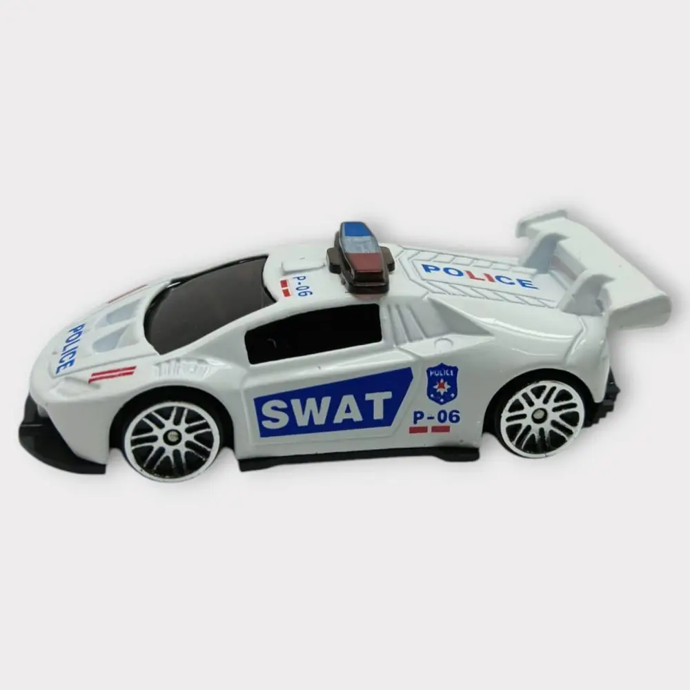 Metal Mini Polis Arabası 8 cm - Polis - 3 - 1 ADET 2