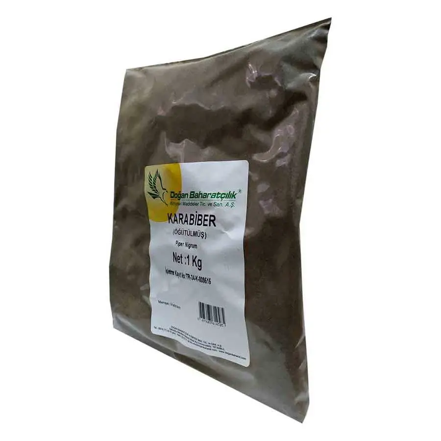 Karabiber Doğal Öğütülmüş Saf 1000 Gr Paket 4
