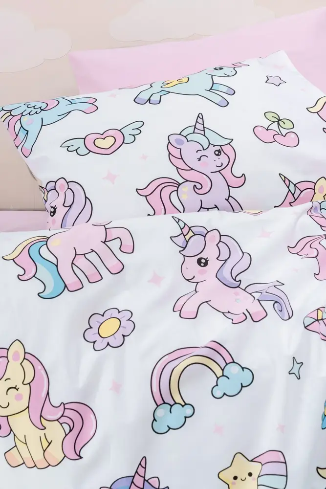 Bebek Nevresim Takımı Sparky Pembe 2