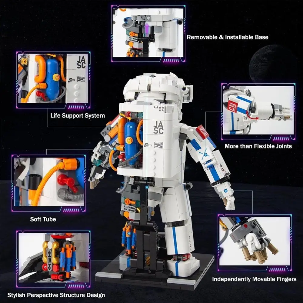 JK9106 Jaki Blk - Breakig-Dawn Astronotu 900 Parça Yapım Seti 4