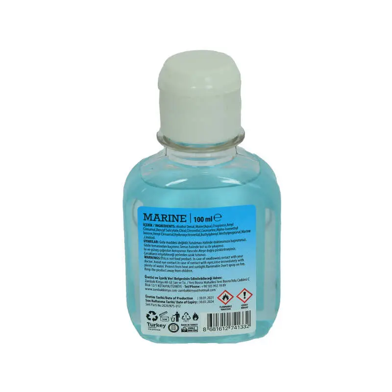 Deniz Kolonyası Marine Eau De Cologne 80 Derece 100 ML 3