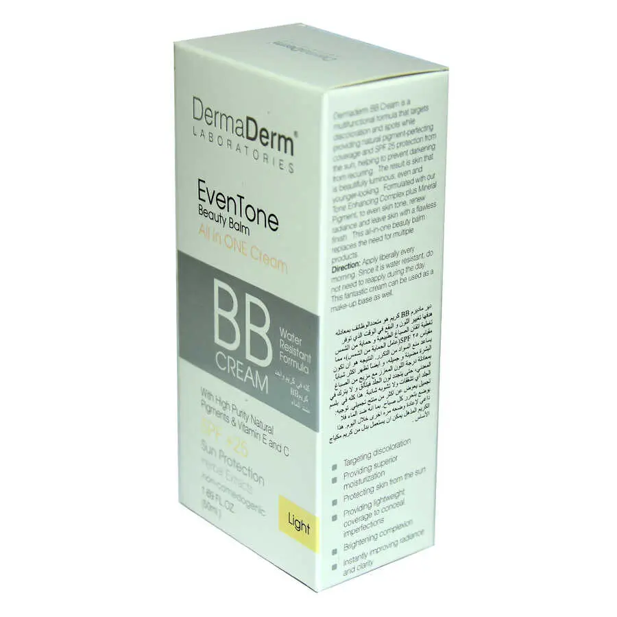 EvenTone BB  Açık Ton minli Spf+25 Güneş Koruma  Özlü 50 ML 5