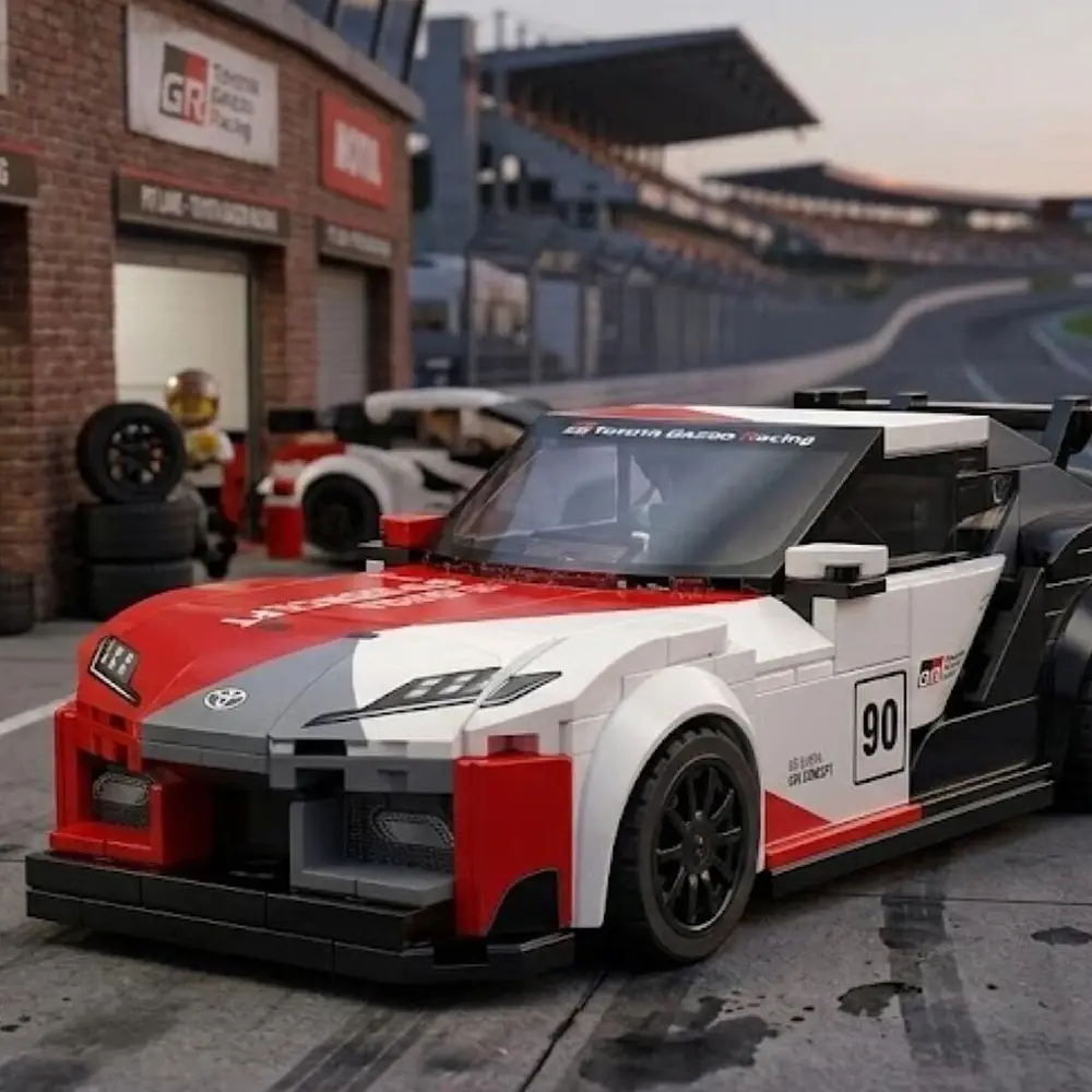 C55041W CADA TOYOTA GR SUPRA GT4 324 PARÇA BLK OYUNCAK 2