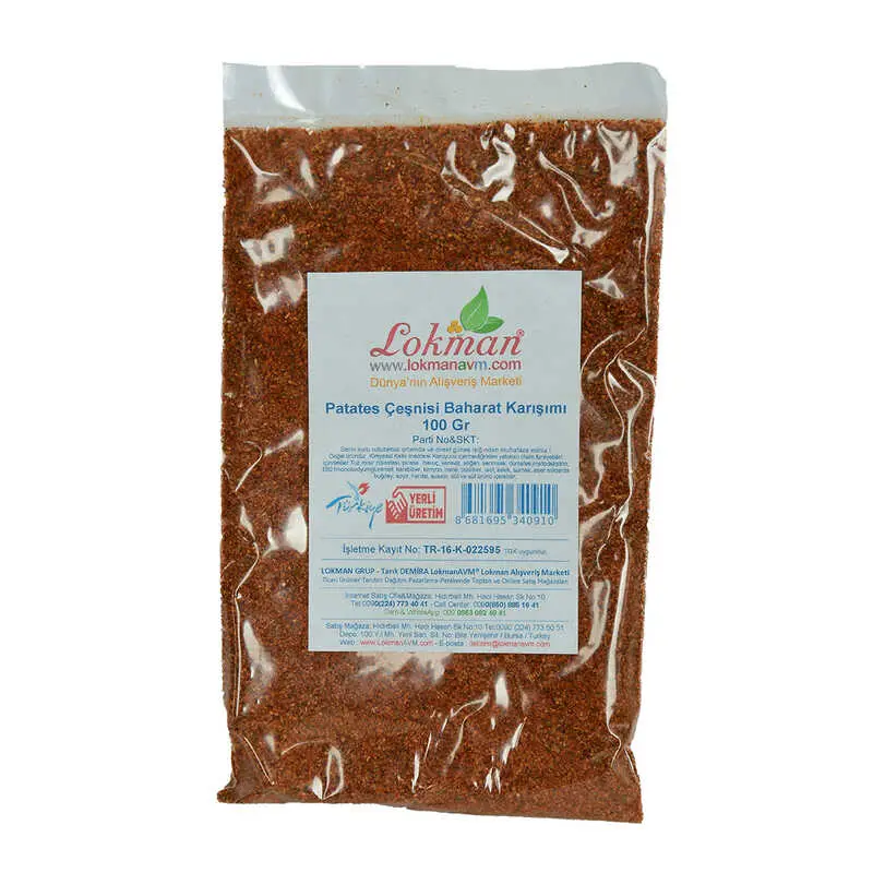 Kızarmış Patates Baharatı Çeşnisi Karışımı 100 Gr Paket 3