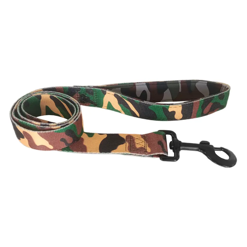 Köpek Göğüs Tasma Seti Dokuma 3 cm*70-90 cm Kamuflaj 4