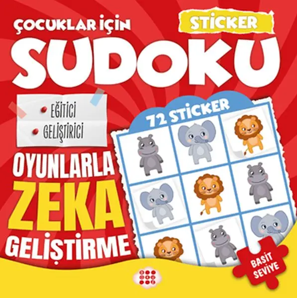 Çuklar için Sudoku - Hediyeli Basit Seviye 1