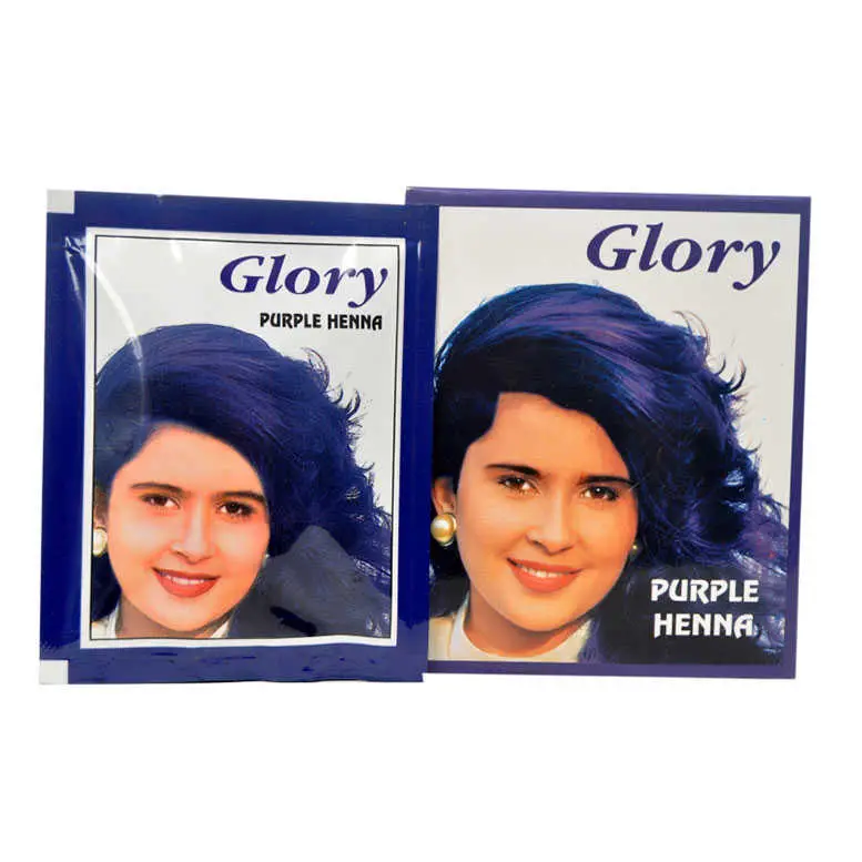 Mor Hint Kınası (Purple Henna) 10 Gr Paket 4