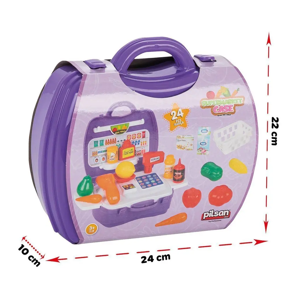03 563 Çantalı Market Seti -Pilsan Oyuncak 4
