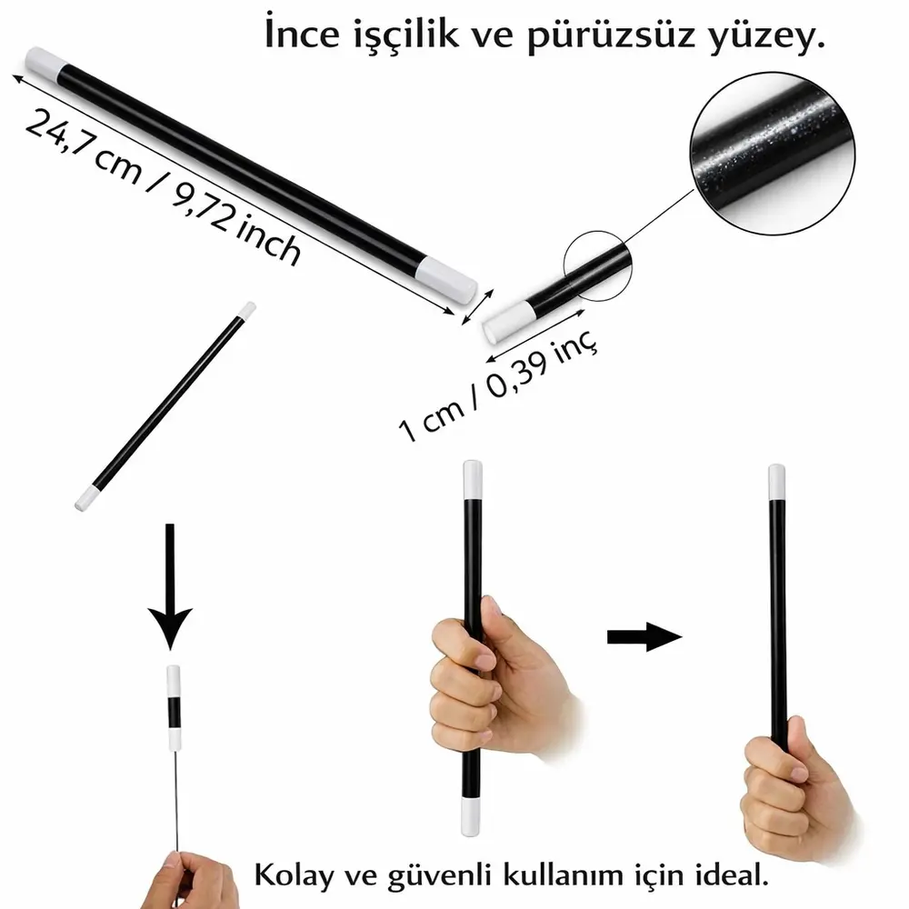 Hareket Eden Sihirli Değnek Çubuk 24 cm 5